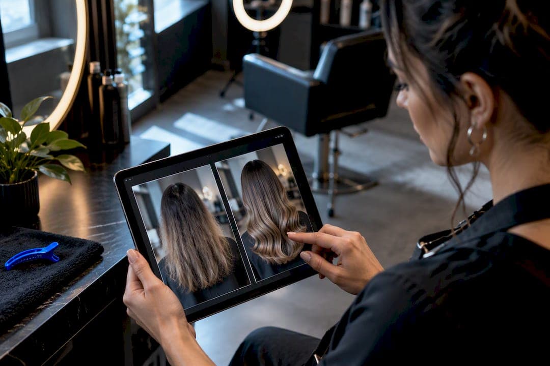 Book Clients Fast With a Compliant Salon Before and After Gallery